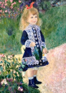 Girl with a Watering Can after Auguste Renoir